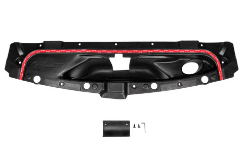 Wide view of Stillen Trupower Cold Air Intake Scoop Chevrolet Silverado 1500 2019-2023 with white background