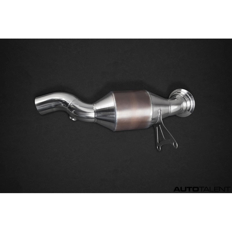 Capristo Exhaust Sports Cats 200 Cell with Heat Blankets For 458 Spider- AutoTalent