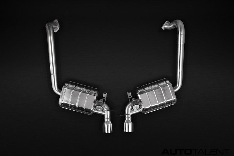 Capristo Exhaust Valved Exhaust with Stainless Tips Porsche 982 718 Boxster - autoTalent