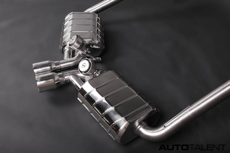 Capristo Exhaust Muffler with Stainless Tips For Porsche 982 718 Boxster - autoTalent