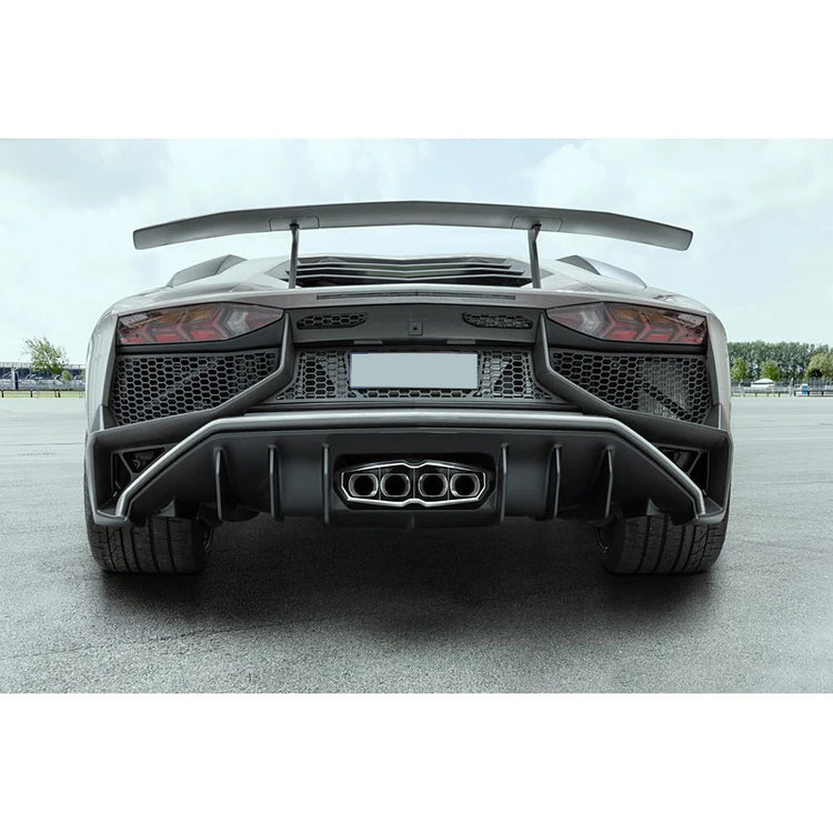 Capristo Exhaust Valved Exhaust System with Exhaust Frame For Lamborghini Aventador LP750 SV - AutoTalent