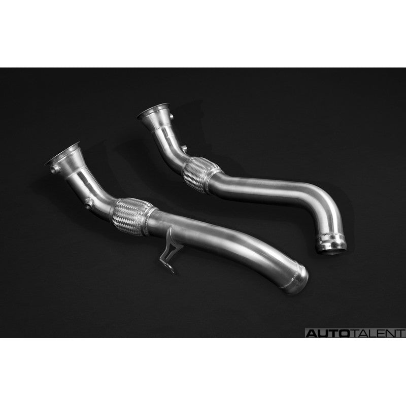 Capristo Exhaust Cat Delete Downpipes For Mclaren 675LT - AutoTalent