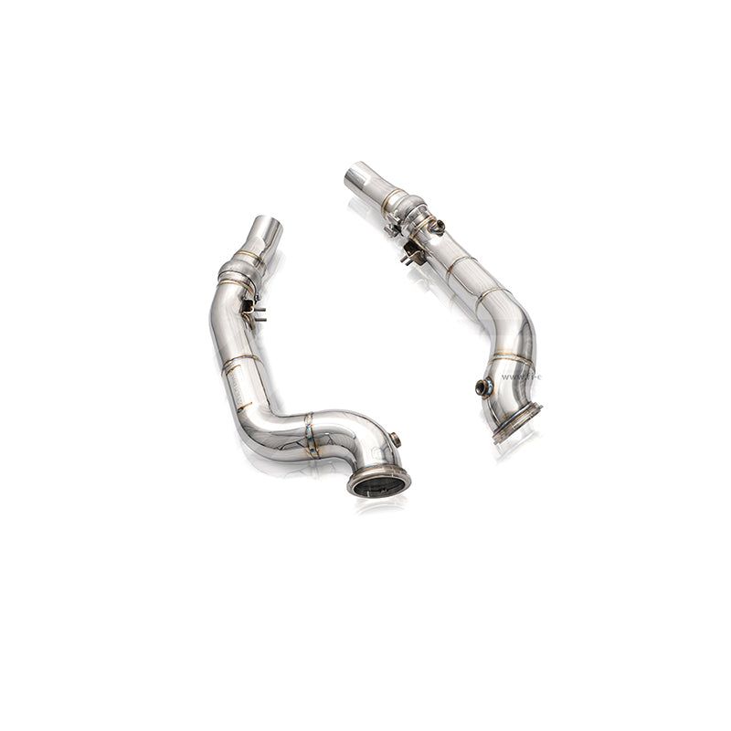 Catless Downpipe with Heat Shield Maserati Ghibli V6 Turbo – Fi Shop