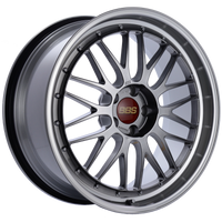 BBS LM-R 20x9.5 5x114.3 ET40 CB66 Diamond Black Center Diamond Cut Lip Wheel