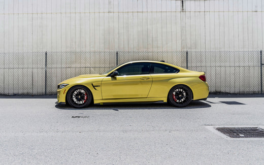 BMW M4 with KW Suspension Hydraulic Lift System ( HLS ) Video Demonstration