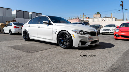 19 inch Titan 7 TS-5 Wheels in Machined Black - BMW F80 M3