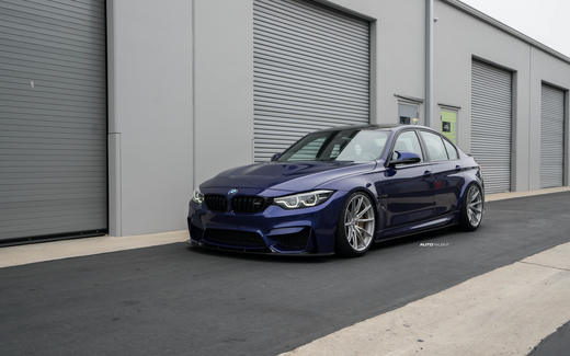 Individual Velvet Blue F80 M3 gets HRE Wheels (P104SC)