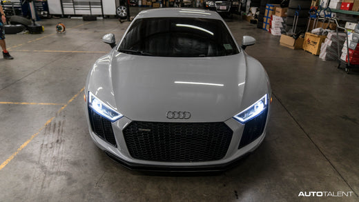 Audi R8 V10 + lowered on KW Suspension HAS kit