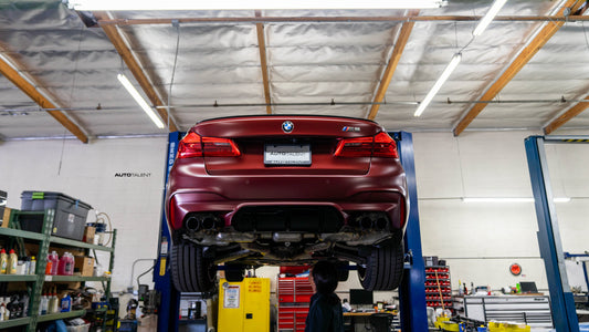 The first REMUS F90 M5 exhaust installed in the USA by AutoTalent!