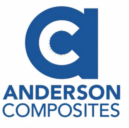 Anderson Composites logo — premium carbon fiber automotive parts manufacturer