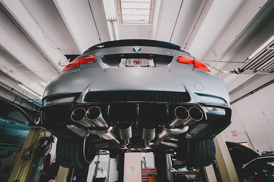 An Active Autowerke exhaust installed on a bmw m3