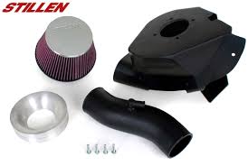 A stillen intake laid out with their logo