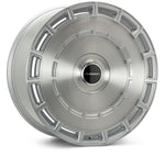 Vossen HF-9 24x10 - 5x112 - ET25 - Deep - 66.5 - Silver Brushed Wheel