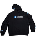 Sparco Sweatshirt Hooded WWW Blk Sml