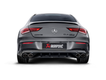 Akrapovic Mercedes-AMG CLA 45 / CLA 45 S (C118) Evo Line Cat Back (Titanium) w/ CF Tips S-ME/T/6H for Mercedes-Benz CLA45 AMG C118 2021-2027, side view
