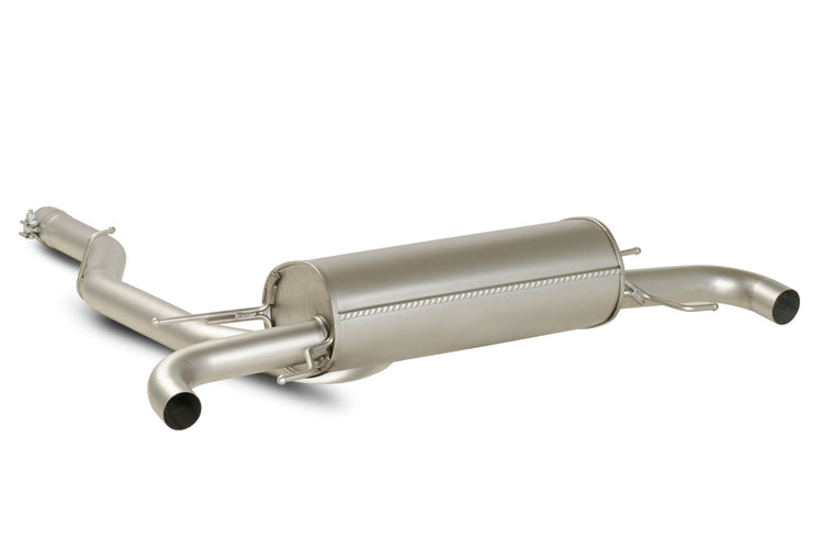 A front view of Remus Axle-Back Exhaust System For Alfa Romeo Giulia Veloce 952 2016 with white background