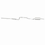 BRExhaust 106-0141 direct-fit exhaust kit, side view of the turntable spin