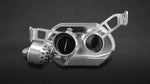 wide view of Capristo Exhaust Valved Exhaust CES3 for Bentley Continental GT V8 / S 2012-2018 for black background