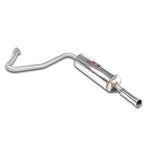 wide view of Supersprint Rear exhaust Right O54 for Hartge E21 323i RS 1979-1982 with white background