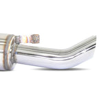 close side view of Supersprint Rear "Racing" exhaust DTM OO70 for BMW E30 M3 2.3L 1985-1992 with white background