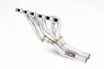 wide front view of Supersprint Manifold (Left Hand Drive) for BMW E30 - S50 / S52 engine conversion 1995-1999 with white background