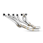 wide top view of Supersprint Manifold (Left Hand Drive) for BMW E30 - S54 engine conversion 1982-2006 with white background