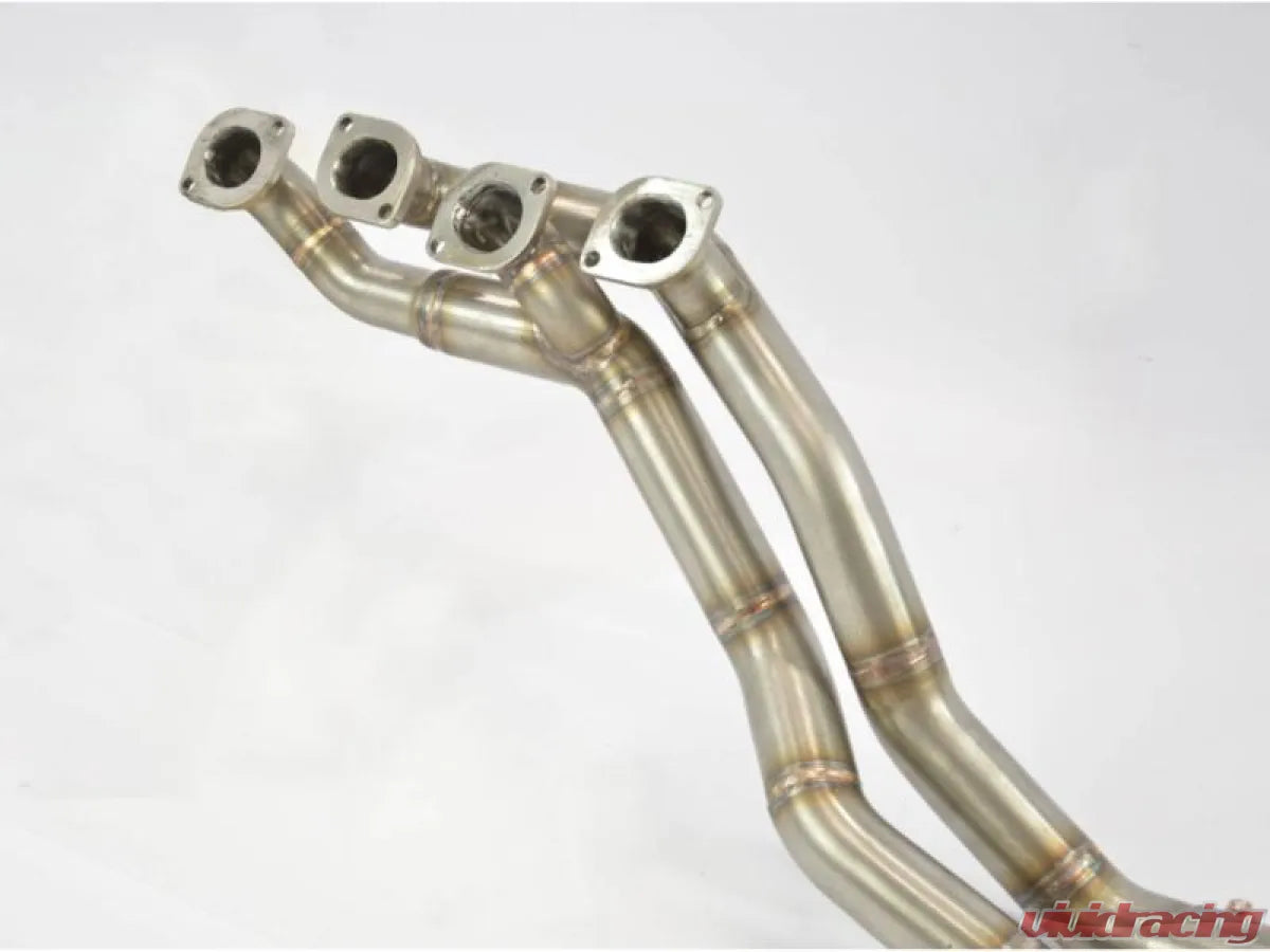 close front view of Supersprint Right & Left Manifold Kit for Alpina B8 E36 4.0i V8 1995-1999 T304 Stainless Steel with white background