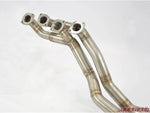 close front view of Supersprint Right & Left Manifold Kit for Alpina B8 E36 4.0i V8 1995-1999 T304 Stainless Steel with white background