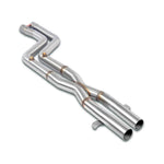 wide view of Supersprint Front pipes kit (Replaces catalytic converter) for BMW E36 M3 3.2i (Sedan / Coupé / Convertible) 1996 -1999 with white background