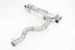 wide top Supersprint Rear exhaust "Racing" OO80 Right - Left for BMW E82 Coupè - All models 2007–2013 with white background