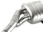 Akrapovic Audi S6 Sedan / S7 Sportback (C7) Evolution Line Cat Back (Titanium) w/ Carbon Tips S-AU/TI/6H for Audi S6 Sedan C7 2013-2018, top view
