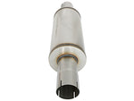 aFe ATLAS Muffler 3-1/2 IN ID Center/Center x 7 IN Dia. X 16 IN L - Round Body