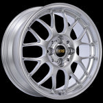 BBS RG-R 17x8 5x120 ET40 CB72.5 Diamond Silver Wheel -82mm PFS/Clip Req