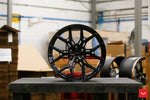 Vossen HF6-4 24X12 / 8x180 / ET44 / ULTRA DEEP / 124.3 - Gloss Black