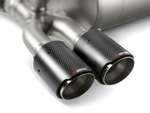 Akrapovic Tail pipe set (Carbon) TP-CT/26 for BMW M3 (F80) 2015-2018, detail view