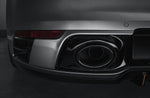 A close up view of TECHART Rear Aero Wings Porsche 992 Carrera & Targa fitted on a car