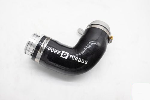 A front overview of a part of Pure Turbos BMW N55 PURE750 Turbo Upgrade on a white background