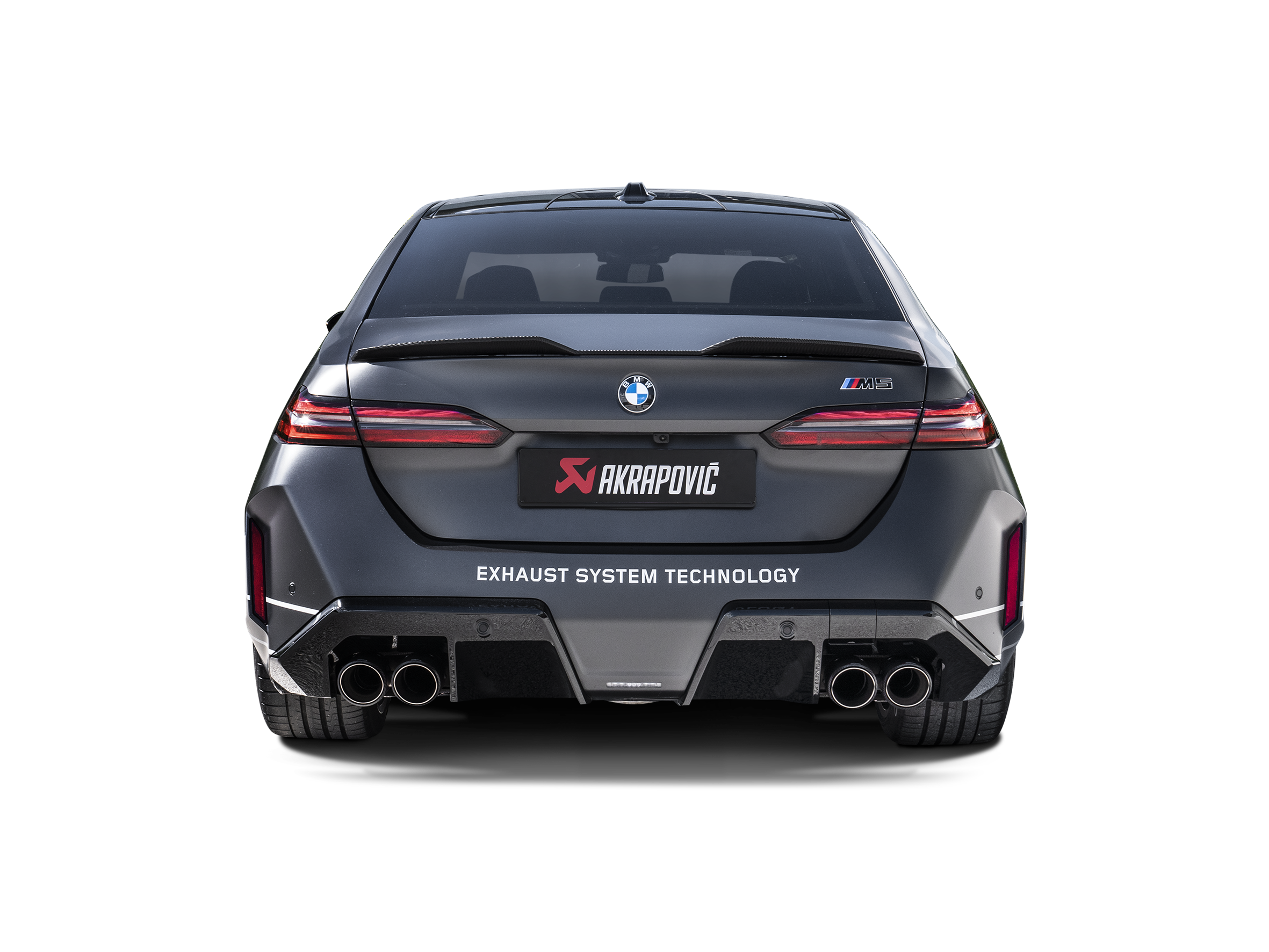 Akrapovic Tail Pipe Set (Carbon) TP-CT/78 for BMW M5 (G90) 2025-2026, top view