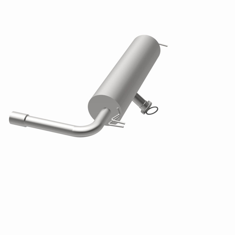 BRExhaust 106-0136 direct-fit exhaust kit, opposite rear three-quarter view of the turntable spin