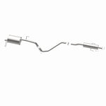 BRExhaust 106-0448 direct-fit exhaust kit, opposite rear three-quarter view of the turntable spin