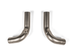 Akrapovic Link Pipe Set (Titanium) L-ME/T/10 for Mercedes-Benz C63 S E Performance Sedan (W206) 2024-2026, angled view