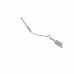 BRExhaust 106-0074 direct-fit exhaust kit, rear three-quarter view of the turntable spin