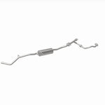 BRExhaust 106-0310 direct-fit exhaust kit, rear view of the turntable spin