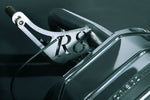 R8-cut bracket detail on Capristo Audi R8 V8 X-pipe exhaust