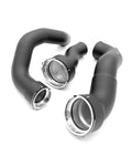 MINI charge pipe pair with metal connection adapters
