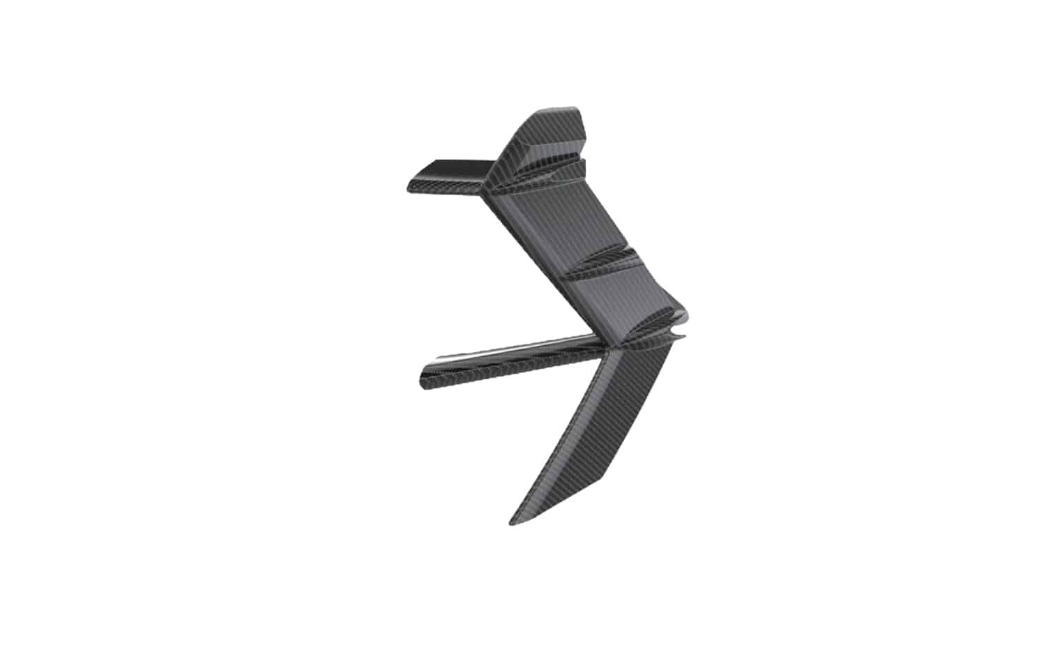 Lamborghini Revuelto side intake vent, distant studio render