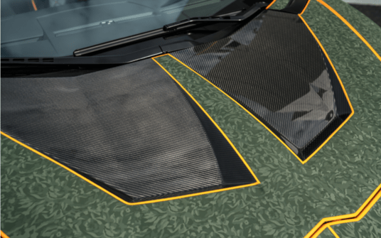 1016 Industries Aero Carbon Race Hood For Lamborghini Aventador LP740 2017-2021