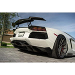1016 Industries Aero Carbon Rear Wings For Lamborghini Aventador LP700 2013-2016