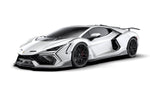 Render of a white Lamborghini Revuelto with DRL surrounds