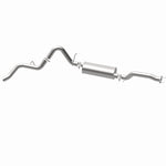 BRExhaust 106-0416 direct-fit exhaust kit, opposite rear three-quarter view of the turntable spin